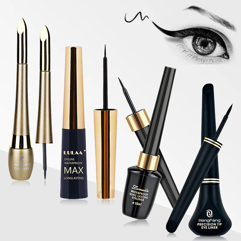 

4 Models Charming Waterproof Eyeliner Liquid No Blooming Durable Eyeliner Pen Pencil Makeup Cosmetic Maquillaje TSLM1