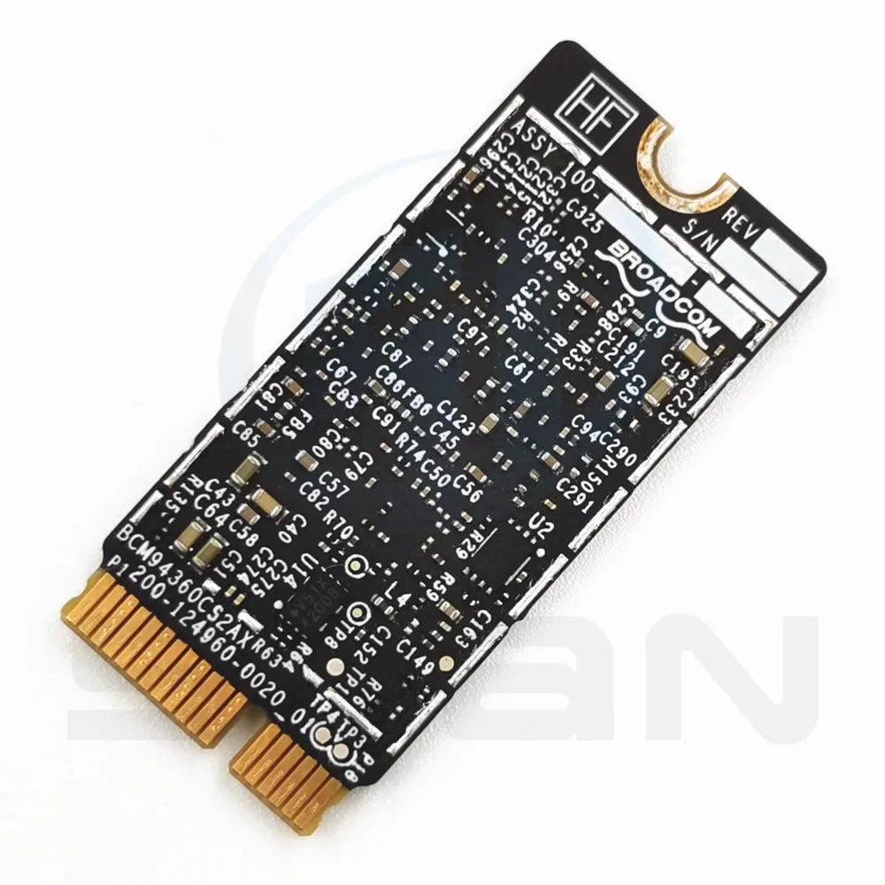 BCM94360CS2 беспроводной AC WIFI Bluetooth BT 4 0 аэропорт 802.11ac карта для Macbook Air 11 &quotA1465 13&quot A1466