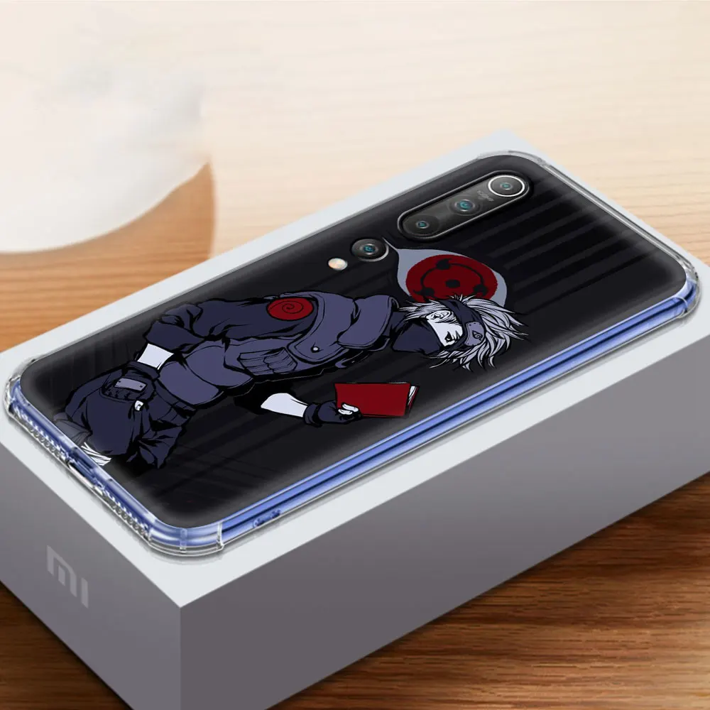 

Naruto AKATSUKI Airbag Case for Xiaomi Mi 10T 9T Pro 11 Note 10 Poco X3 NFC A2 Lite CC9E TPU Phone Cover Soft Shell