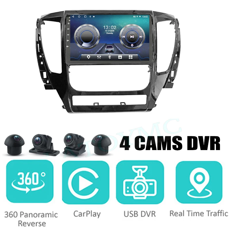 Car Audio Stereo Carplay DVR 360 Birdview Around 4G Android System For Mitsubishi Pajero Sport Shogun Sport Montero Sport Car Audio Stereo Carplay DVR 360 Birdview Around 4G Android System For Mitsubishi Pajero Sport Shogun Sport Montero Sport