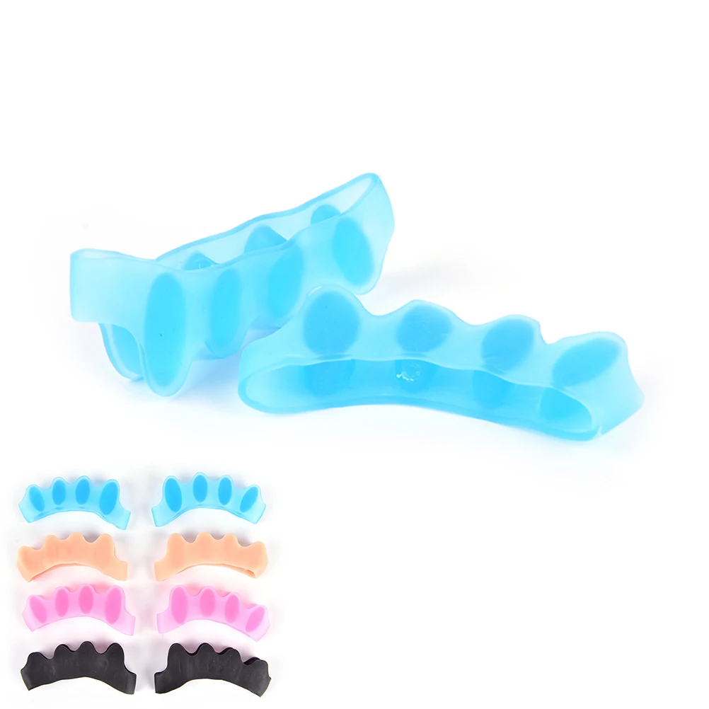 

4 colors Foot Care Gel Bunion Protector Toe Separators Straightener Spreader Correctors Hallux Valgus Correction 1 Pair