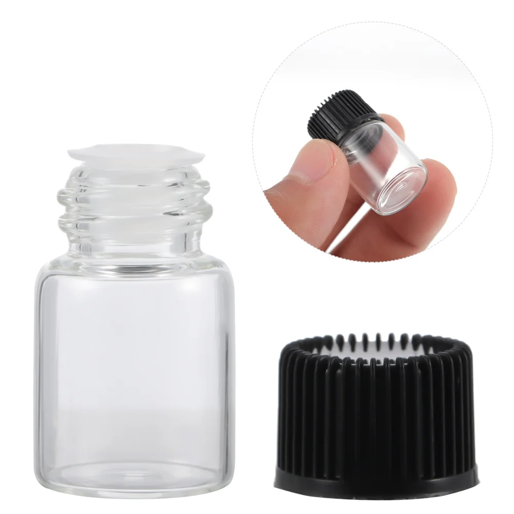 

1 Set 36Pcs 2ml Glass Essential Oil Bottles Durable Empty Travel Bottles