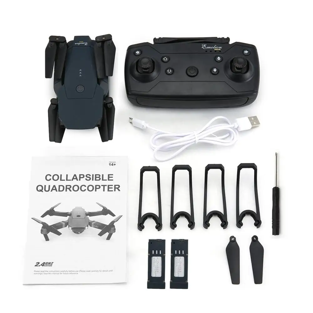 Для DJ 1 2 4 ГГц wifi FPV складной Радиоуправляемый Дрон 2.0MP широкоугольная камера
