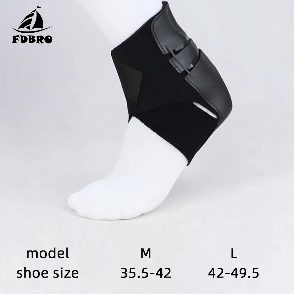 FDBRO 1 шт. поддержка щиколотки для спорта Регулируемый ремешки на лодыжке