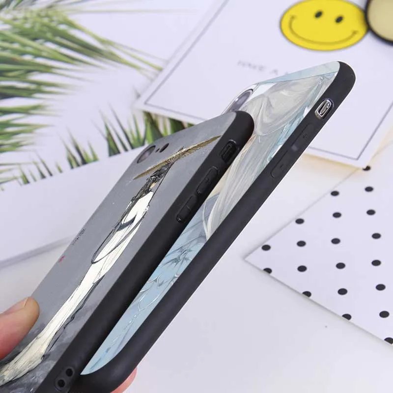 For iPhone X XS MAX XR 7 8 6 6S plus 5S SE Clear Soft Silicone Phone Case Antiquity girl |