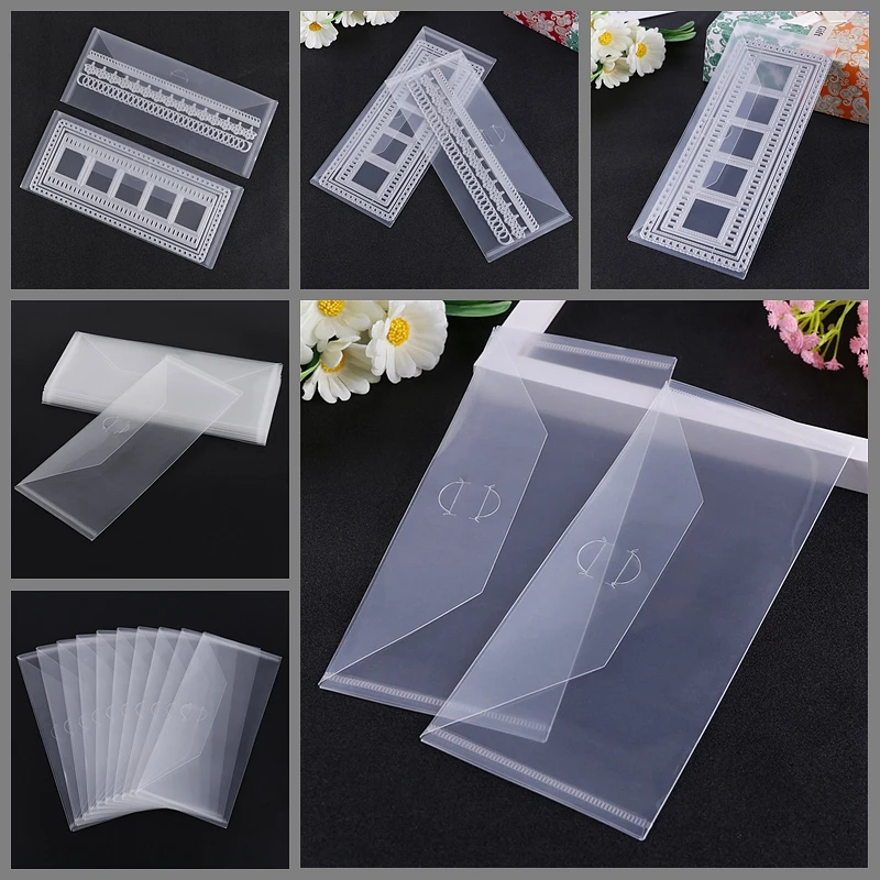 10 шт./комплект прозрачная переносная сумка для хранения 3 9*9 4 дюймов | Дом и сад