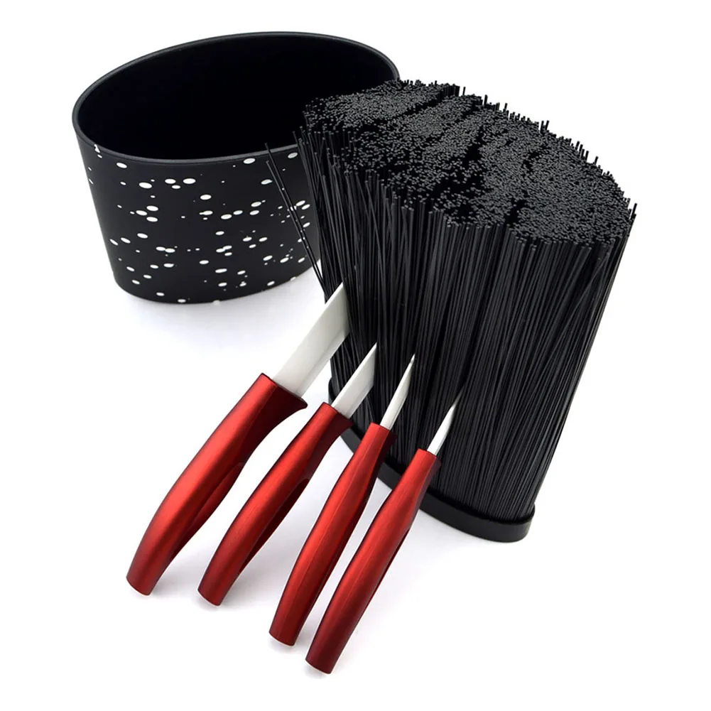 Подставка для кухонных ножей держатель инструментов новый овальный пластик