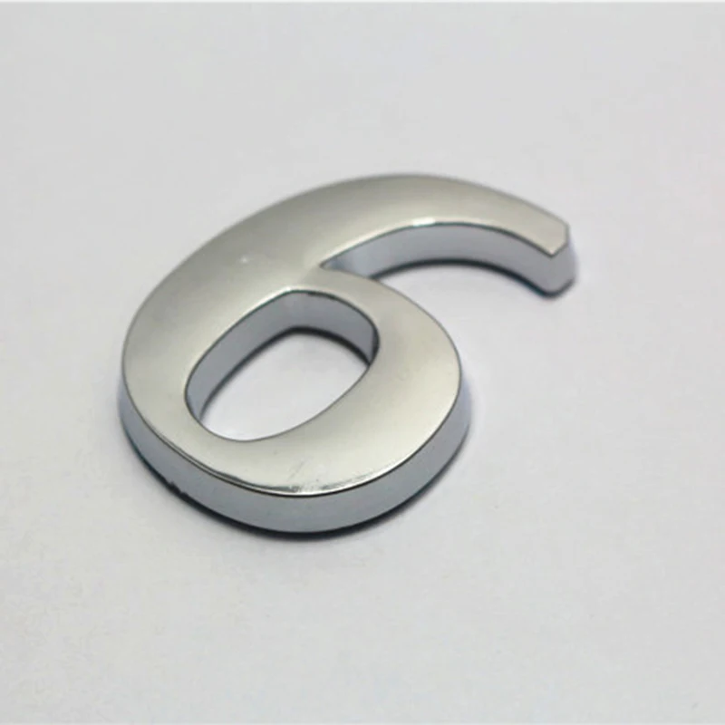 Горячая продажа 0-9 знак номер дома самоклеющиеся адрес цифра наклейка пластина