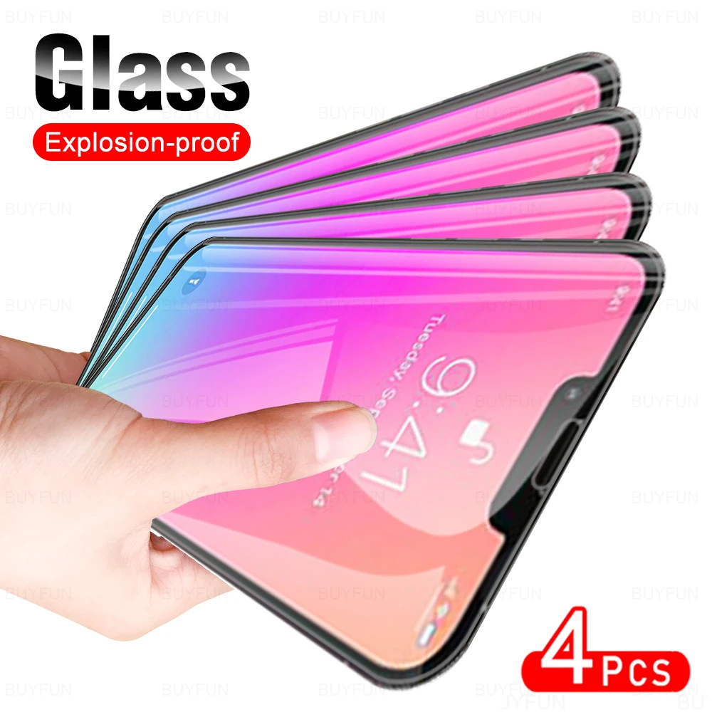 4 шт. защитное закаленное стекло для iPhone 13 Pro 2021 | Мобильные телефоны и аксессуары