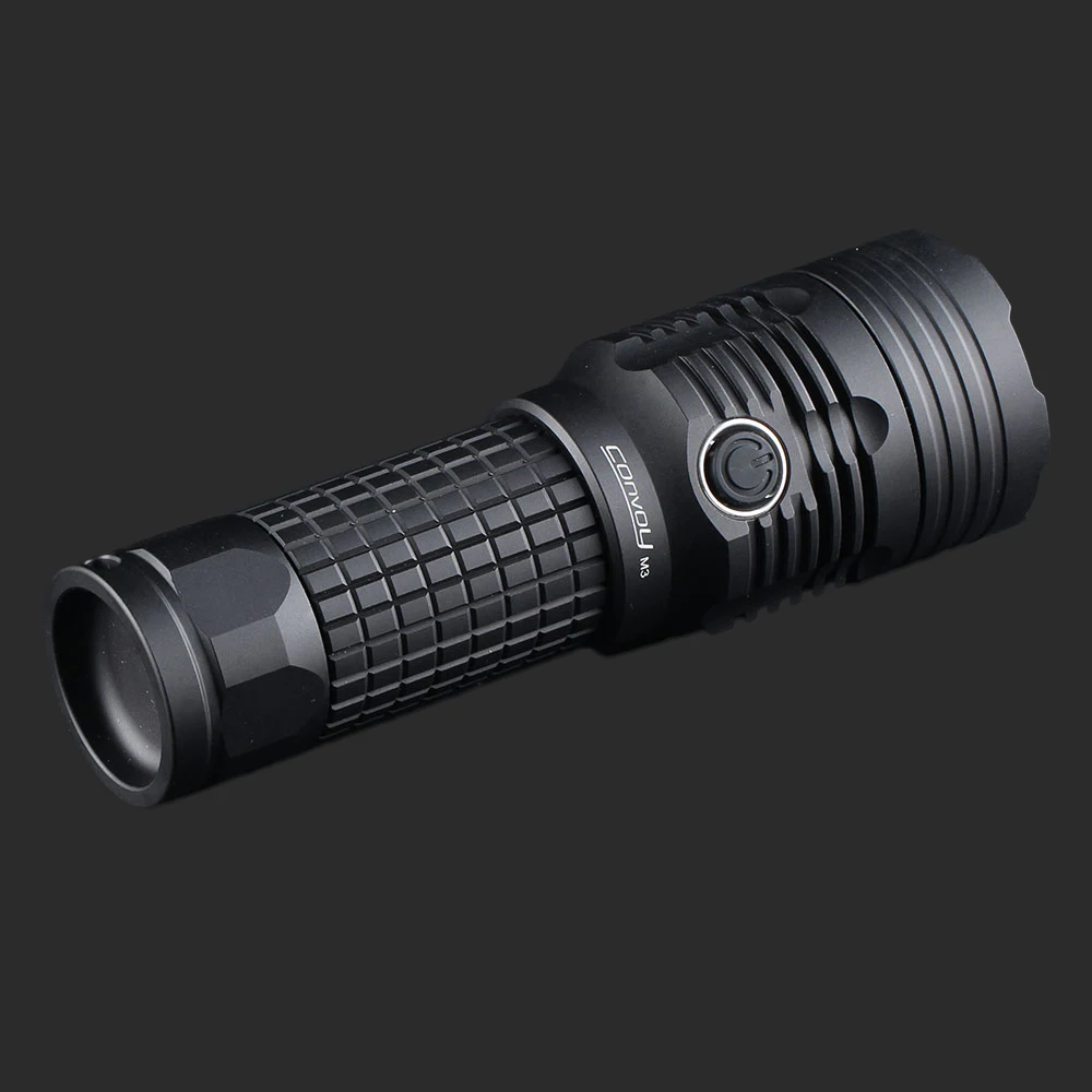 Тактический светодиодный фонафонарь Convoy M3 водонепроницаемый 4 режима защита от