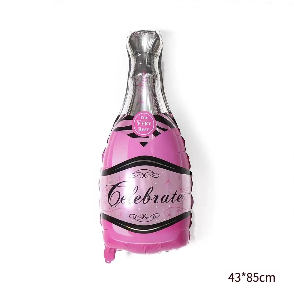 1 шт. винная бутылка бокал для вина воздушный шар из алюминиевой пленки взрослой