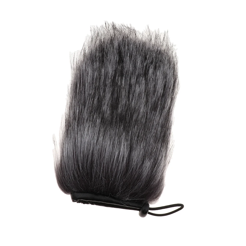 

1 шт., Меховой чехол для телефона с микрофоном