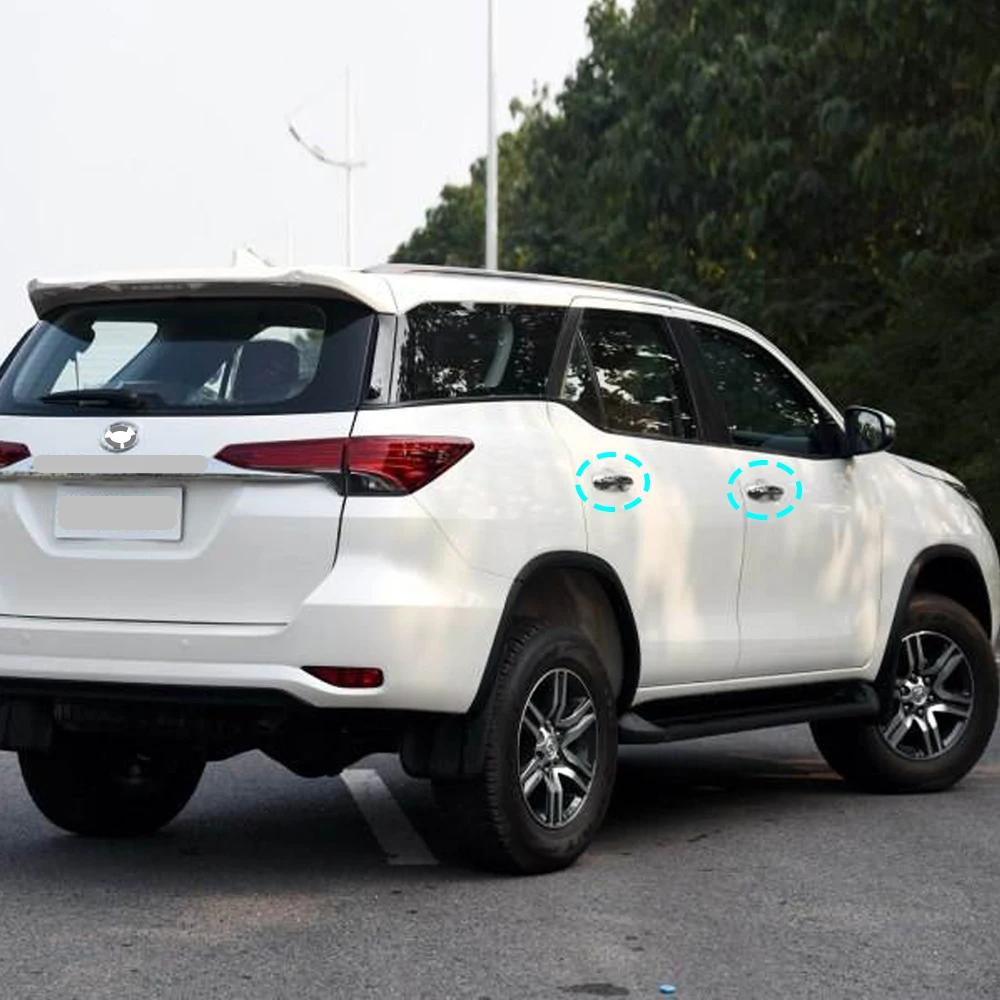 Daefar Авто ABS Хромированная дверная ручка Защитная крышка наклейки на двери для Toyota