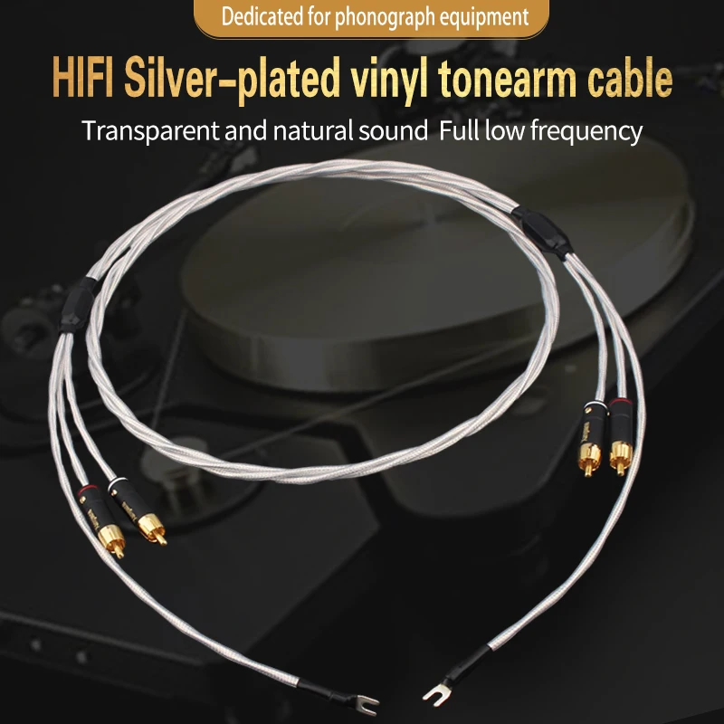 Xangsana лихорадочный класс HiFi черный клей LP FPT изолированный occ посеребренный кабель
