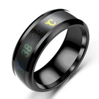 Умное кольцо YD  YDBZ из титановой стали, для настроения животных, теплочувствительное, к температуре, кольца для мужчин и женщин Waterproo