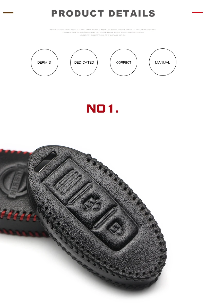 Car key case for cars leather remote key for Nissan Note Micra k12 x trail t31 t32 Qashqai Teana j32 j10 patrol y62 Tiida Murano