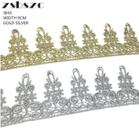 9cm width 5yards gold lace trim applique trimming luxury embroidery light gold lace fabric for wedding dresses