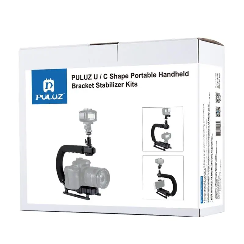 

PULUZ PU3006 Camera Stabilizer Portable Handheld DV Bracket U/C Shape Holder Kit for DSLR Camera Photography