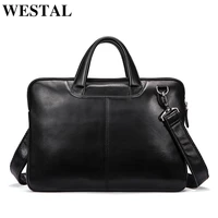 westal mens bag genuine leather messenger bag men leather laptop briefcase for men computer bags men briefcases for laptop