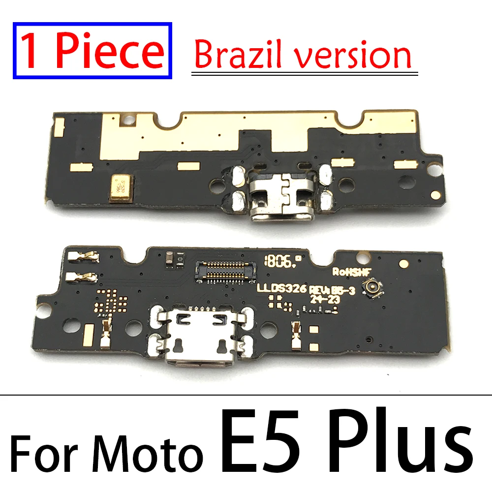 Шлейф с USB-портом для зарядки Motorola Moto E3 E4 E4T E6 E7 Plus E5 Play Go E6s | Мобильные телефоны и