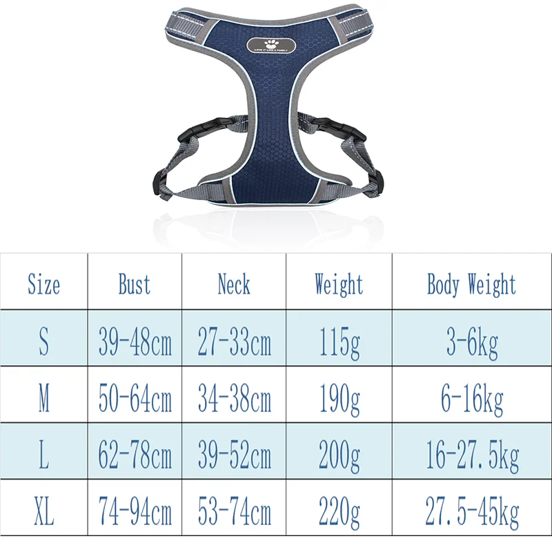 Товары для питомцев поводок собак комплект жилет светоотражающий дышащий