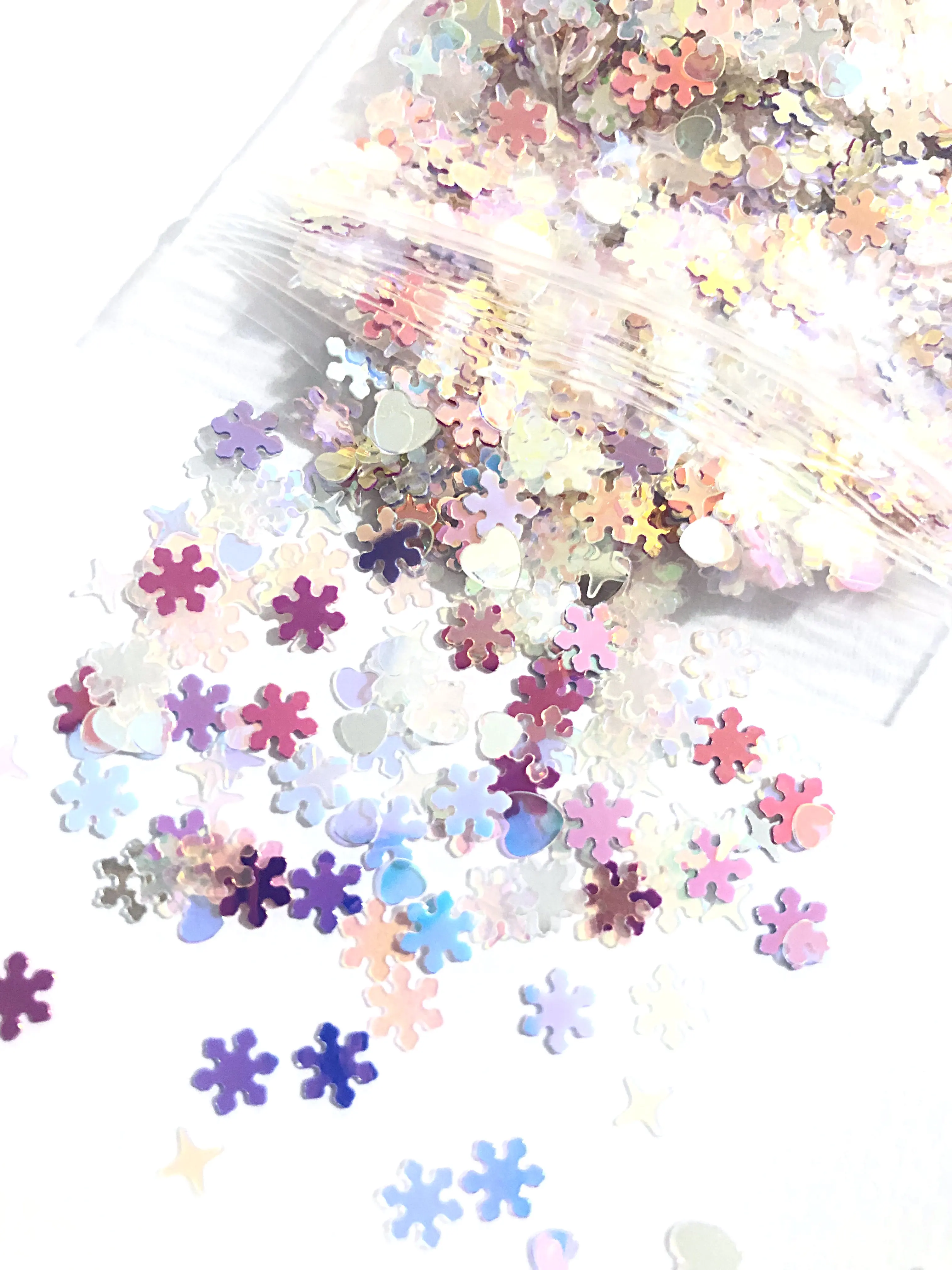 15 г Сладкая розовая Звезда блестит Сакура Снежинка Сердце с блестками DIY УФ Смола