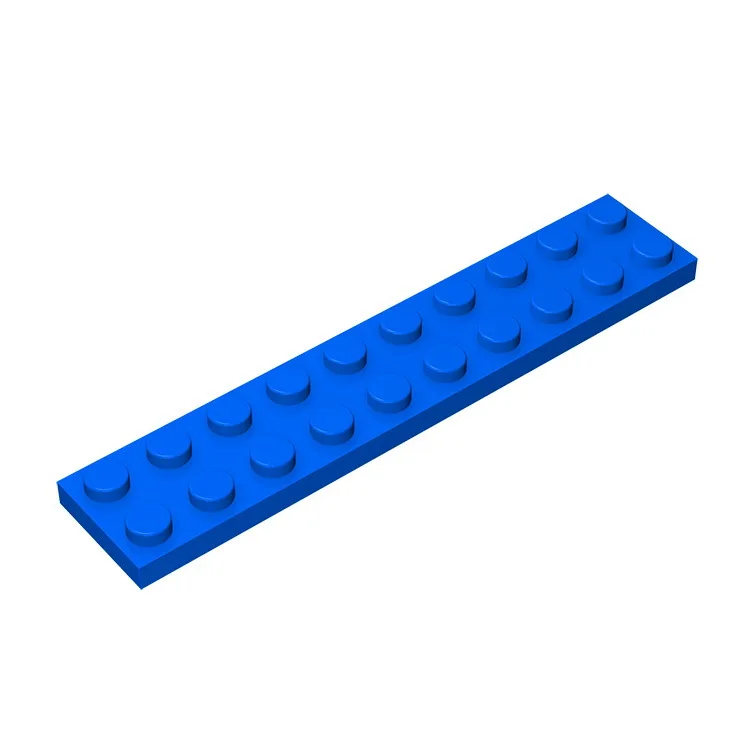 Строительные блоки technalal DIY 2x10 Базовая доска al части 10 шт. MOC творческие обучающие