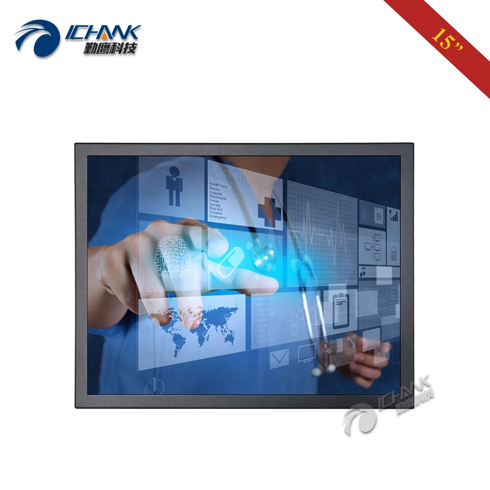 ZB150TC-V59D/15 дюймов 1024x768 металлический чехол HDMI VGA настенный драйвер бесплатно десять точек емкостный сенсорный ЖК-экран дисплей монитор