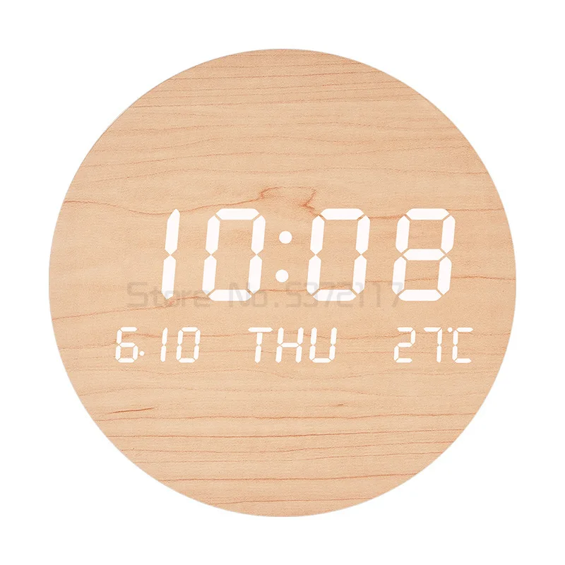 

Simple modern wall clock Nordic style clock with frequency display wall clock light luxury fashion clock