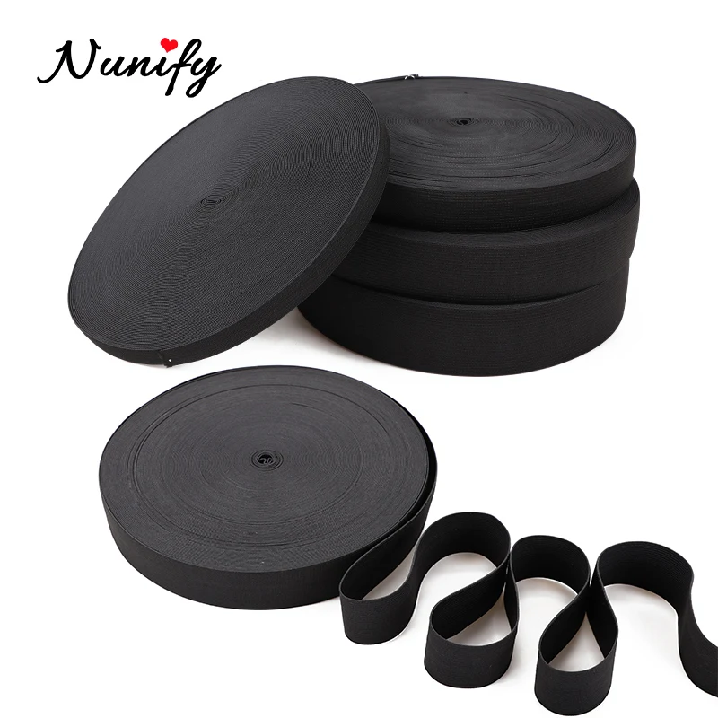 Nunify 40Meters Nunify Adjustable Elastic Band With Hooks For Wig/Lace Frontal/Lace Closure Making Round Elastic Band For Sewing