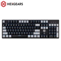 HEXGEARS GK706 Mechanical Gaming Keyboard Kailh Blue Switch 104 Key Water Resistance Mechanical Keyboard Pink for Desktop