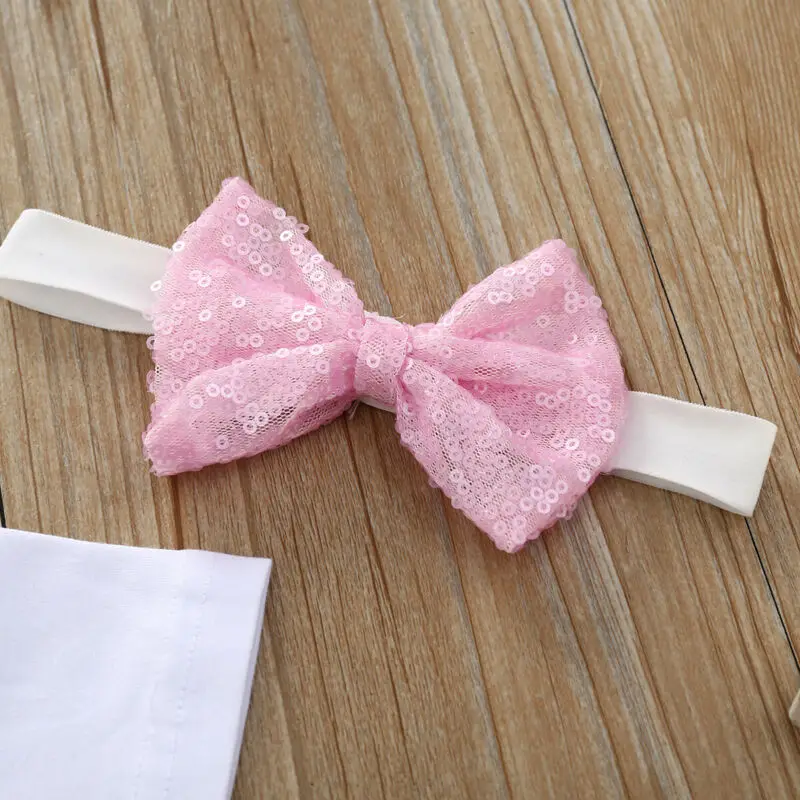 Мой первый день Святого Валентина комбинезон для маленьких девочек топ + ножка