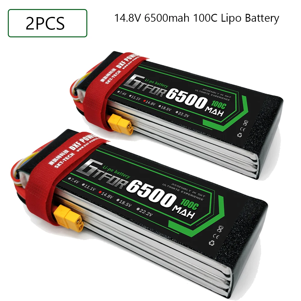 GTFDR 4S 14 8 V 6500mah 100C-200C Lipo батарея XT60 T Deans XT90 EC5 для FPV Дрон самолет автомобиль гоночный