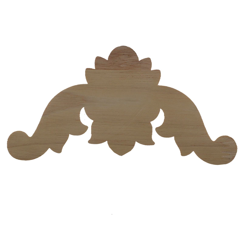 4 шт. европейские деревянные украшения резная мебельная аппликация декоративный