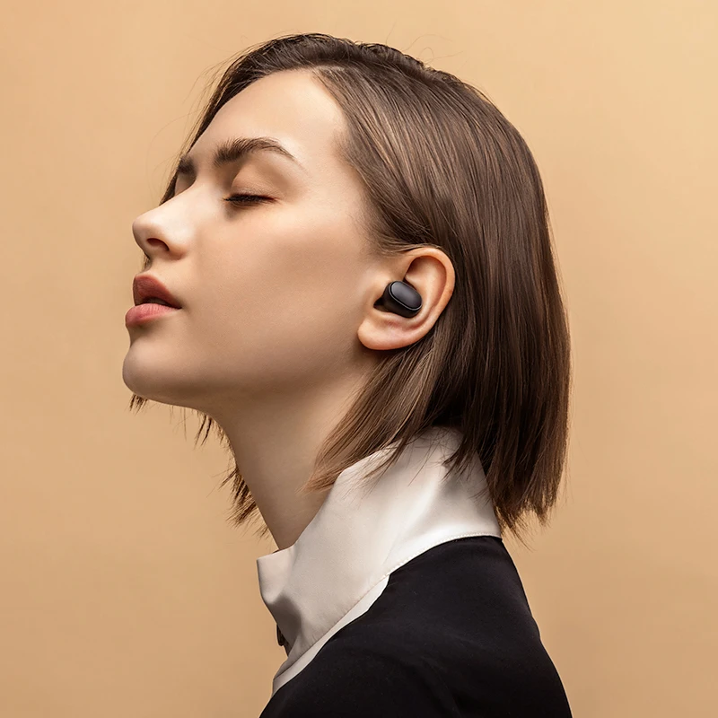 Xiaomi Redmi Airdots, оригинальные беспроводные наушники Xiaomi, TWS, глобальная версия, голосовые Bluetooth 5,0, шумоподавление с микрофоном