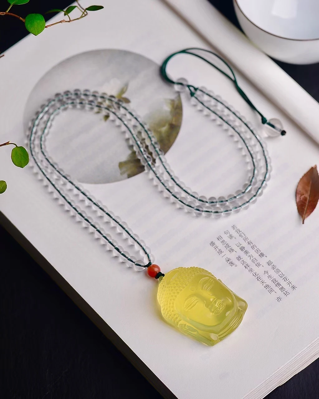 

Genuine Natural Yellow Citrine Quartz Buddhism Pendant Crystal Women Men 40*26*17mm Love Wealthy Bead Necklace AAAAA