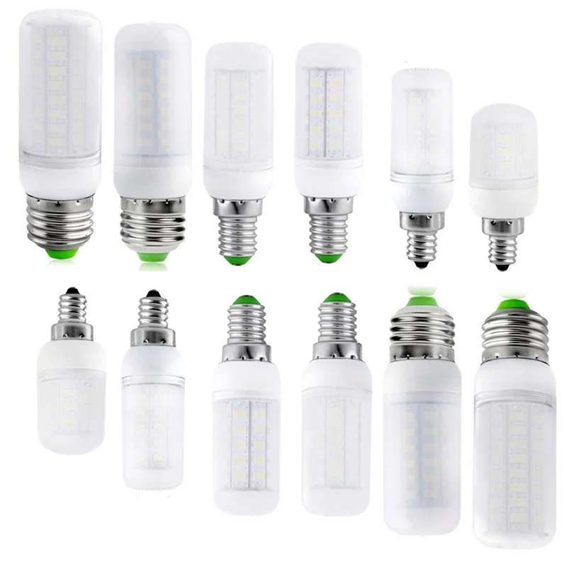 Светодиодный светильник E27 E14 E12 SMD 5730 лампа кукуруза 24 36 48 56 69 72 светодиодный