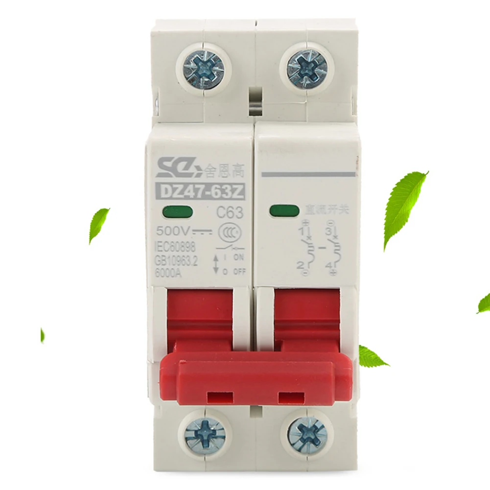 Фотогальванический автоматический выключатель легкая установка кнопка защиты