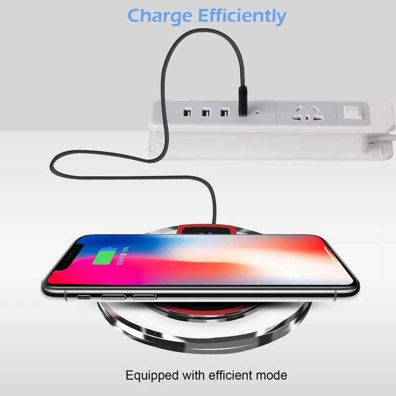 Universal QI Wireless Charger Charging Pad For iPhone 11 X MAX Plus Samsung Galaxy Note Edge huawei | Электроника