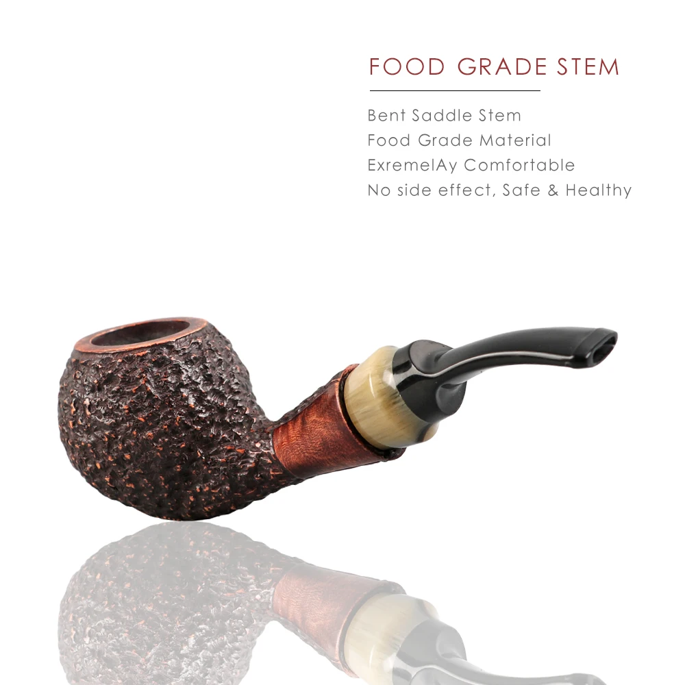 Новая трубка Briar для коптильни с бесплатными инструментами Litlle гнутый стержень
