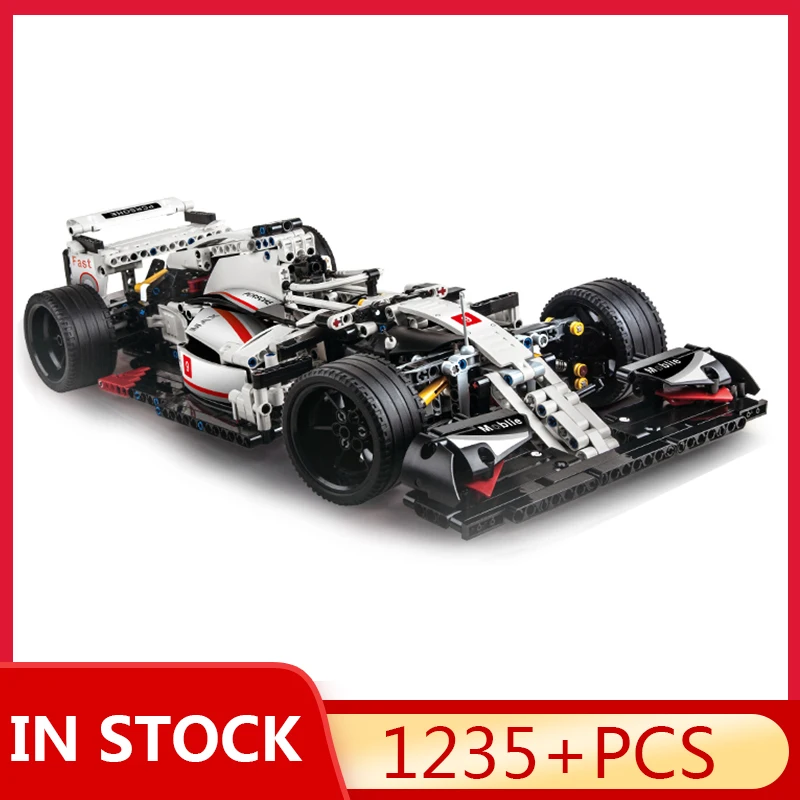 Mould King 7115 Сращивание F1 формула автомобиля 24 часа гоночный автомобиль