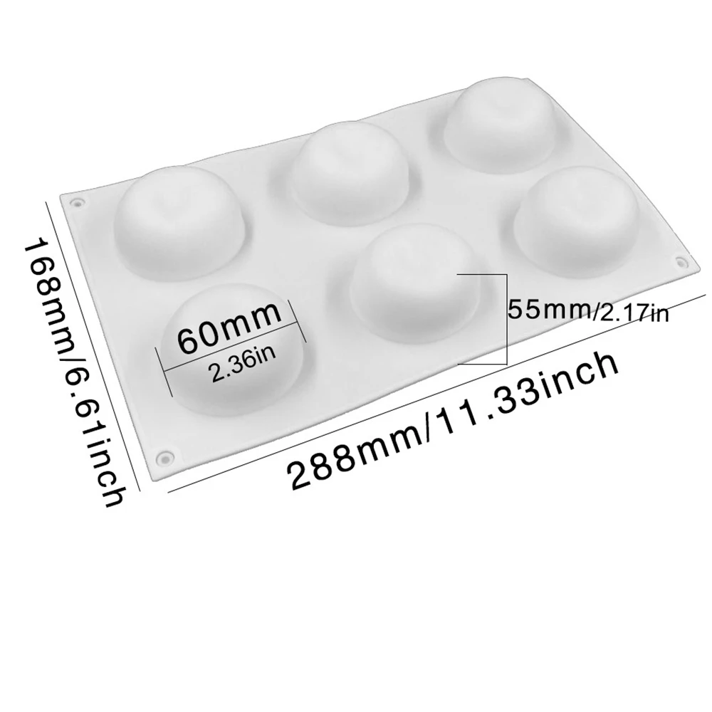 Силиконовая 6 Полость форма для выпечки торта в форме яблока Мусса инструменты