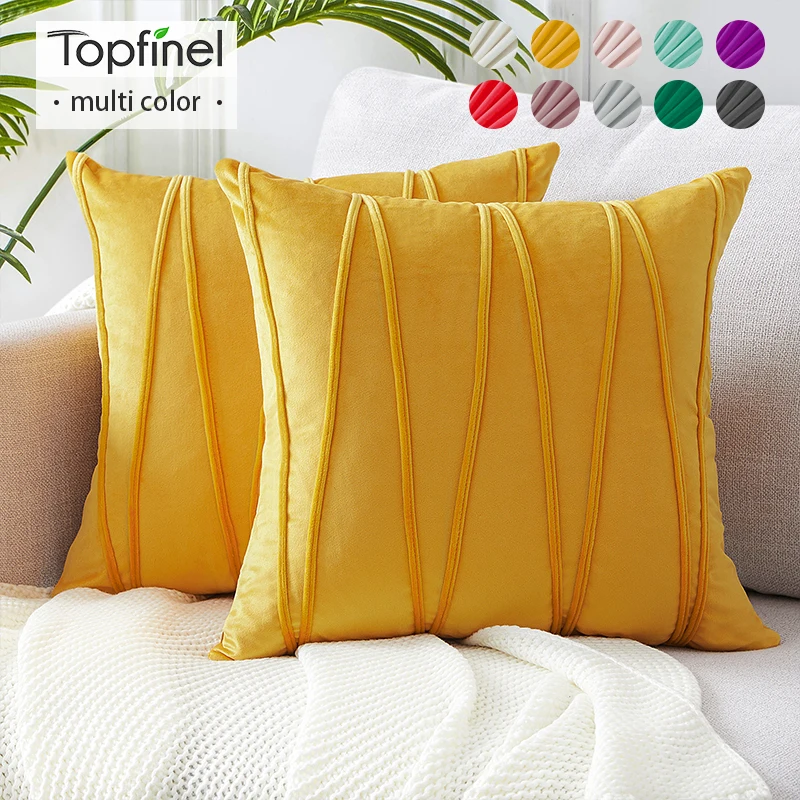 Рождественские мягкие бархатные наволочки в полоску чехлы для подушек