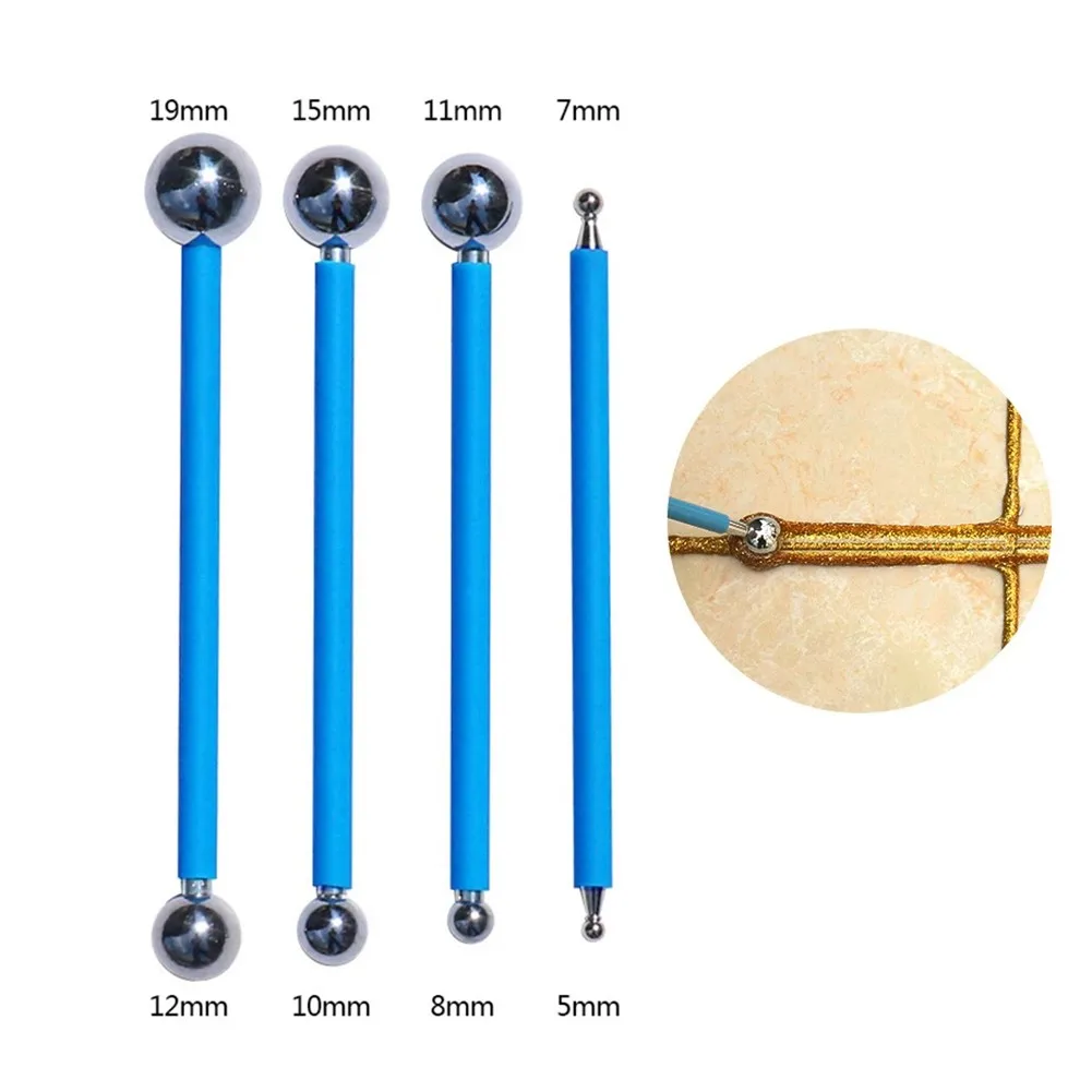 

Hot 4pcs Double Steel Pressed Ball Tile Grout Tools 8 Sizes Repairing Floor Pressure Seam Stick Home Wall Gap Scraping Hand Tool