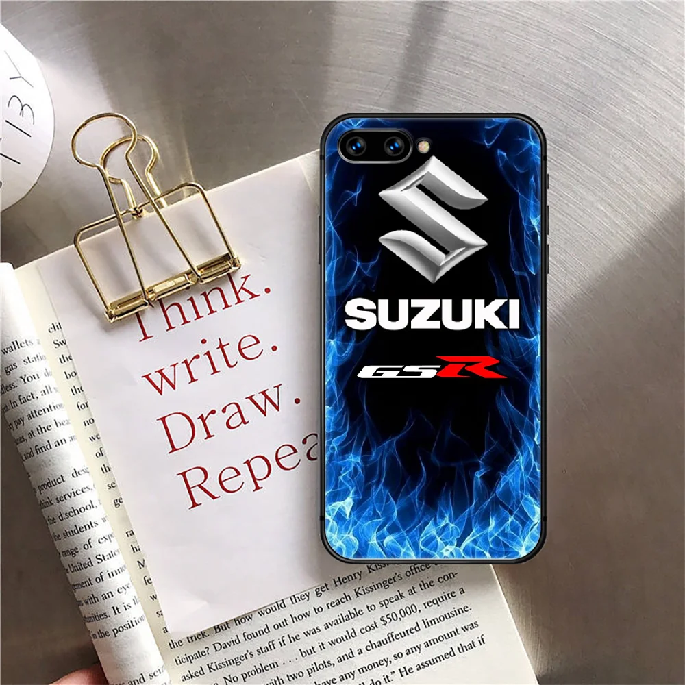 

Suzuki Motorcycle Cool Phone Case Cover For Huawei Honor Nova 5T 7I 7C 7A 8A 8X 8 9X 9 10 10I 20 30 Pro Lite Black Hoesjes Black