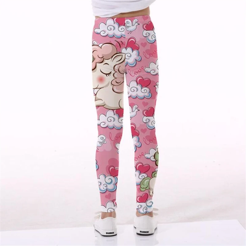 От 5 до 12 лет штаны для девочек осенние брюки леггинсы с объемным рисунком