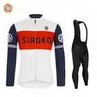 Новинка 2021, велосипедная Джерси Siroko Pro Team с длинным рукавом, одежда для горного велосипеда, Мужская теплая флисовая велосипедная одежда