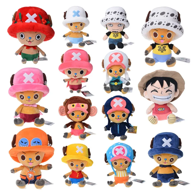 

30cm One Piece Luffy Chopper Plush Toy Anime Soft Stuffed Dolls Cartoon Japan Anime Figures Plush Dolls Kids Toys Gift for Child