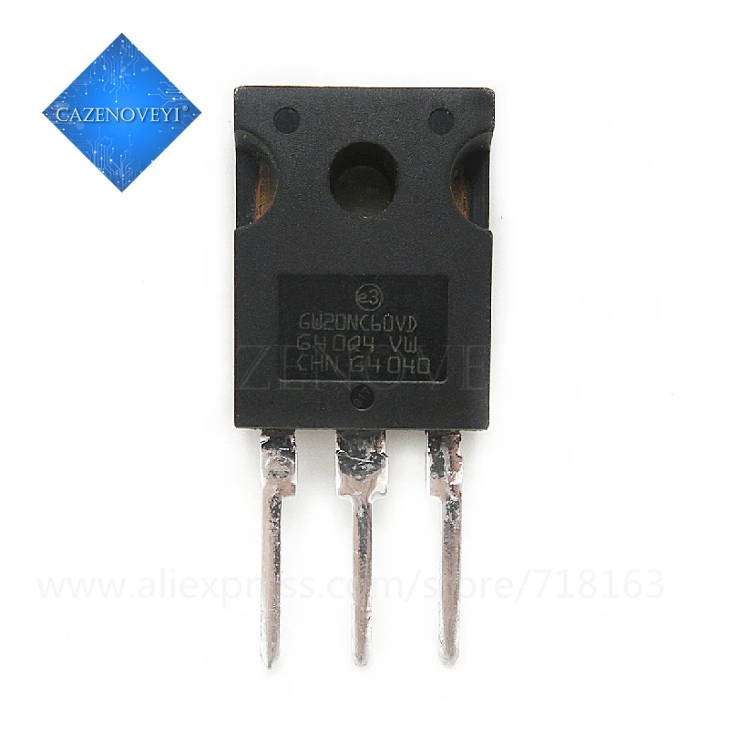 

5pcs/lot STGW20NC60VD GW20NC60VD TO-247 In Stock
