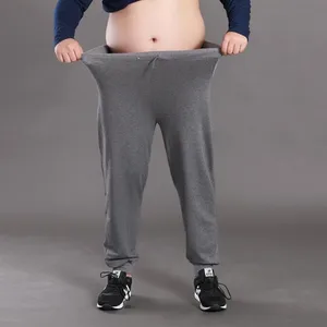 Мужские штаны, мужские модные спортивные штаны для бега, свободные домашние брюки для отдыха, слаксы, мужские тонкие штаны размера плюс 7XL 8XL